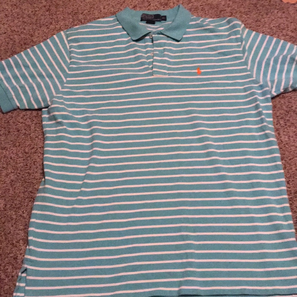 Baby blue polo